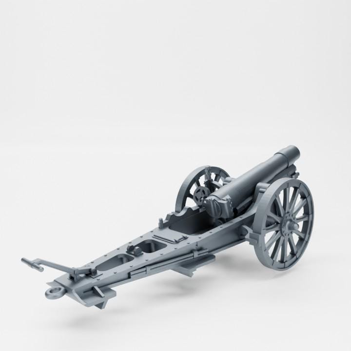 Battlegroup Imperial Japan Type_38_15cm Howitzer (Japan WW2) Various Scales