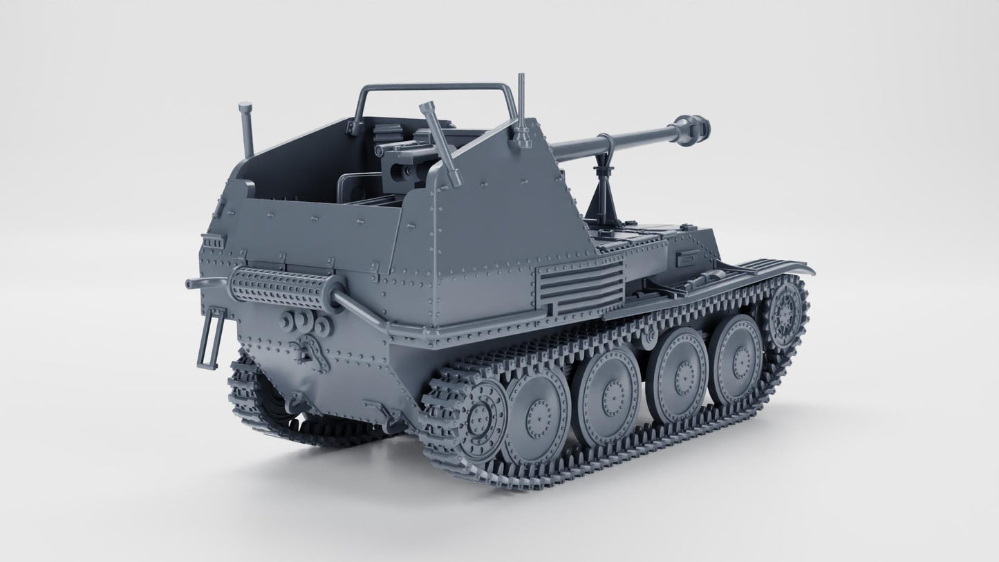 Marder III Ausf.M - Sd.Kfz.138: Resin 3D Printed Miniature