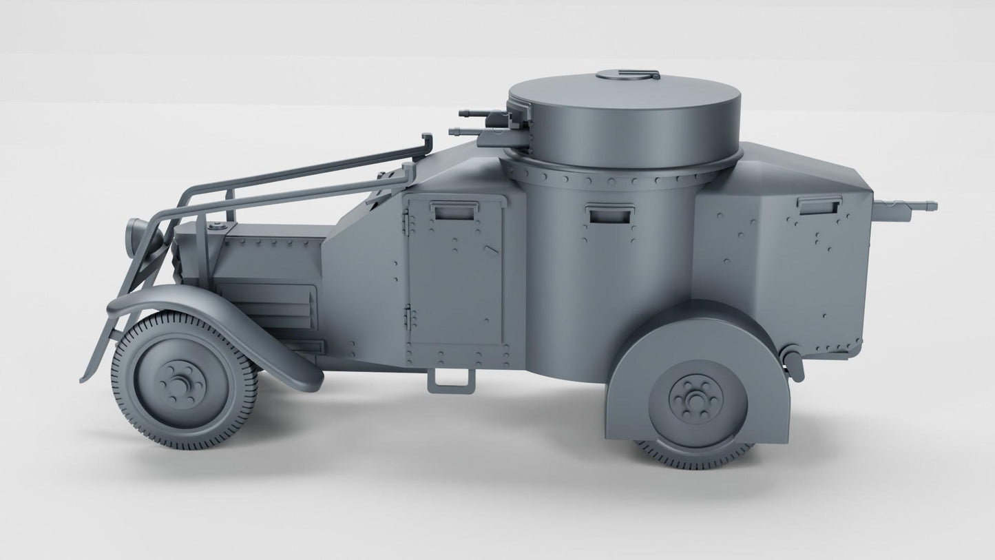 BA Battlegroup Italian Lancia 1ZM Interwar (WW2 Italy ) 3D Printed Various Scales