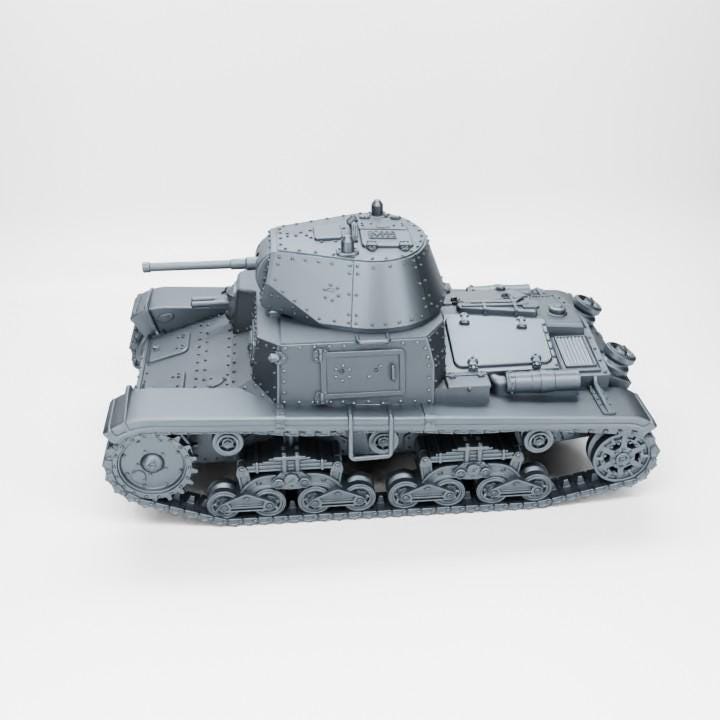 3D Printed Carro Armato M14-41 Tank | 1:56 Scale Miniature