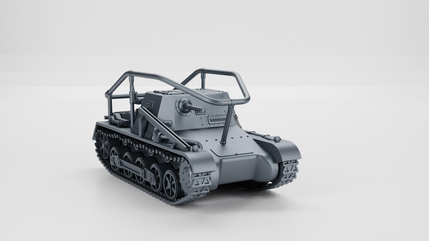 3D Printed Sd.Kfz. 265 Panzer I: Early War German Radio Vehicle
