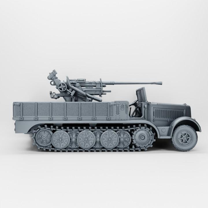 BA Battlegroup Sd.Kfz.7-2 - 3.7cm Flak37 (Germany, WW2) Various Scales