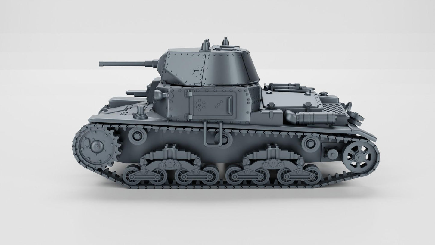 BA Battlegroup Carro Armato M13-40 Medium tank (WW2 Italy ) 3D Printed Various Scales