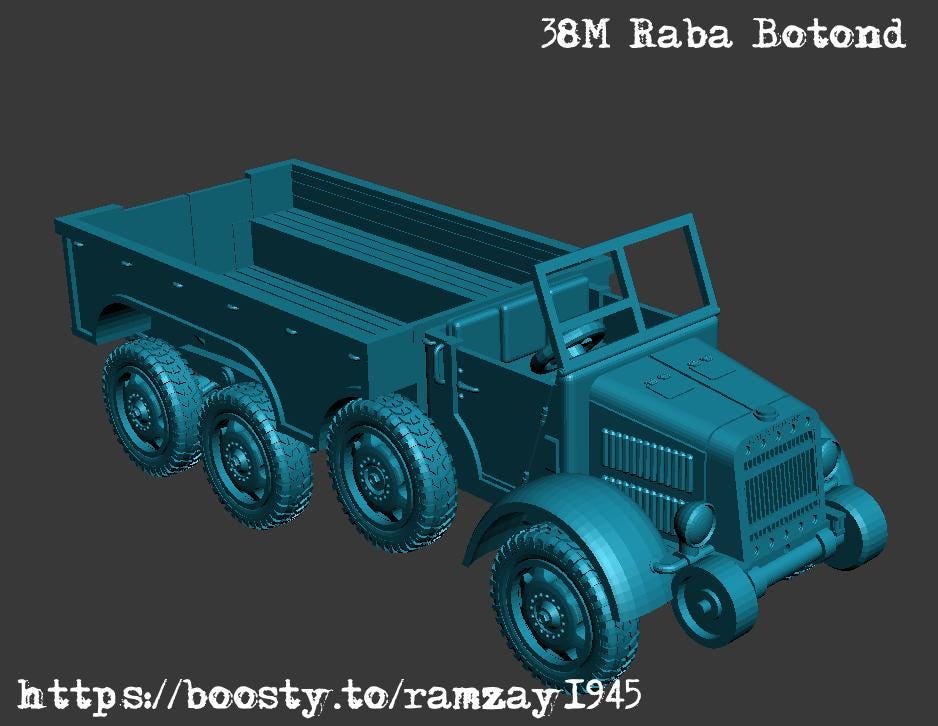 BA Battlegroup Raba Botond (M) (Hungary, WW2) Various Scales