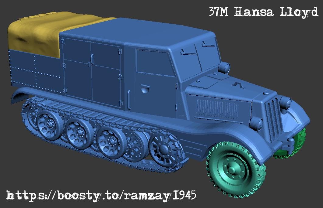 BA Battlegroup Hansa Lloyd (M) (Hungary, WW2) Various Scales