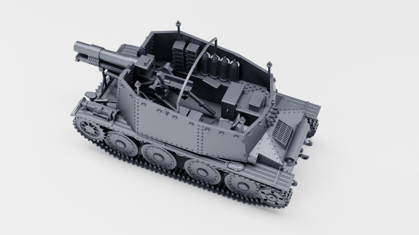 BA Battlegroup sIG 33 auf Panzer 38(t) Ausf.H Grille (Germany, WW2) Various Scales