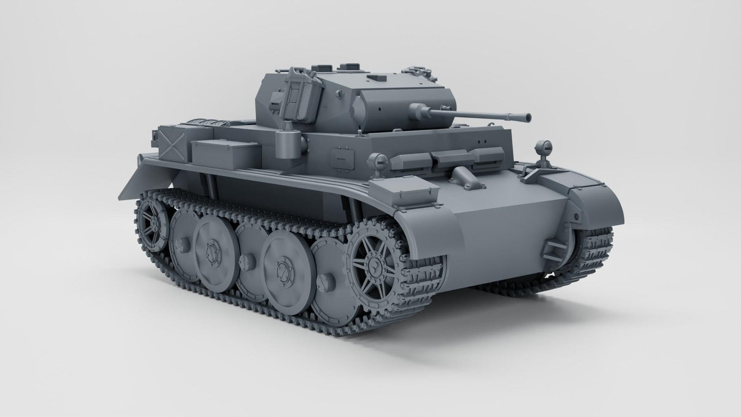 BA Battlegroup FoW Panzer II Ausf L Luchs (Germany WW2) 3D Printed Various Scales
