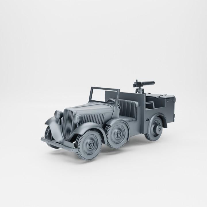 BA Battlegroup PzInz 302 - Fiat 508-518 with machine gun (Poland WW2)