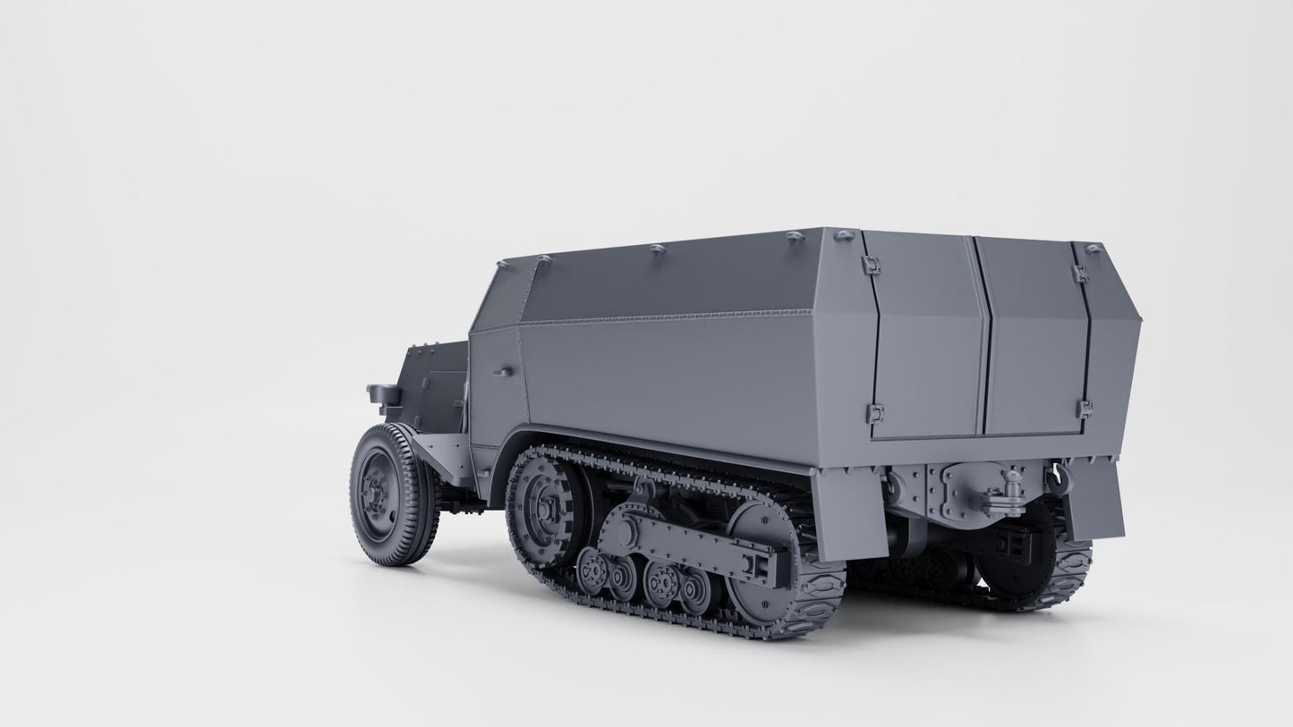 3D Printed SPW S307(f) - Ammo Carrier, 1:56 Scale Miniature