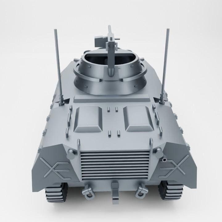 M8 Greyhound Armored Car - 3D Printed WWII US Recon Vehicle