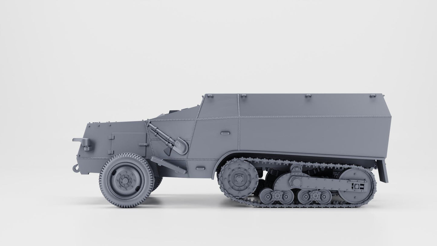 3D Printed SPW S307(f) - Ammo Carrier, 1:56 Scale Miniature
