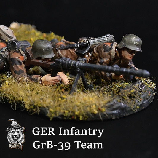 28mm WW2 German Engineers: 3D Printed Resin Miniatures