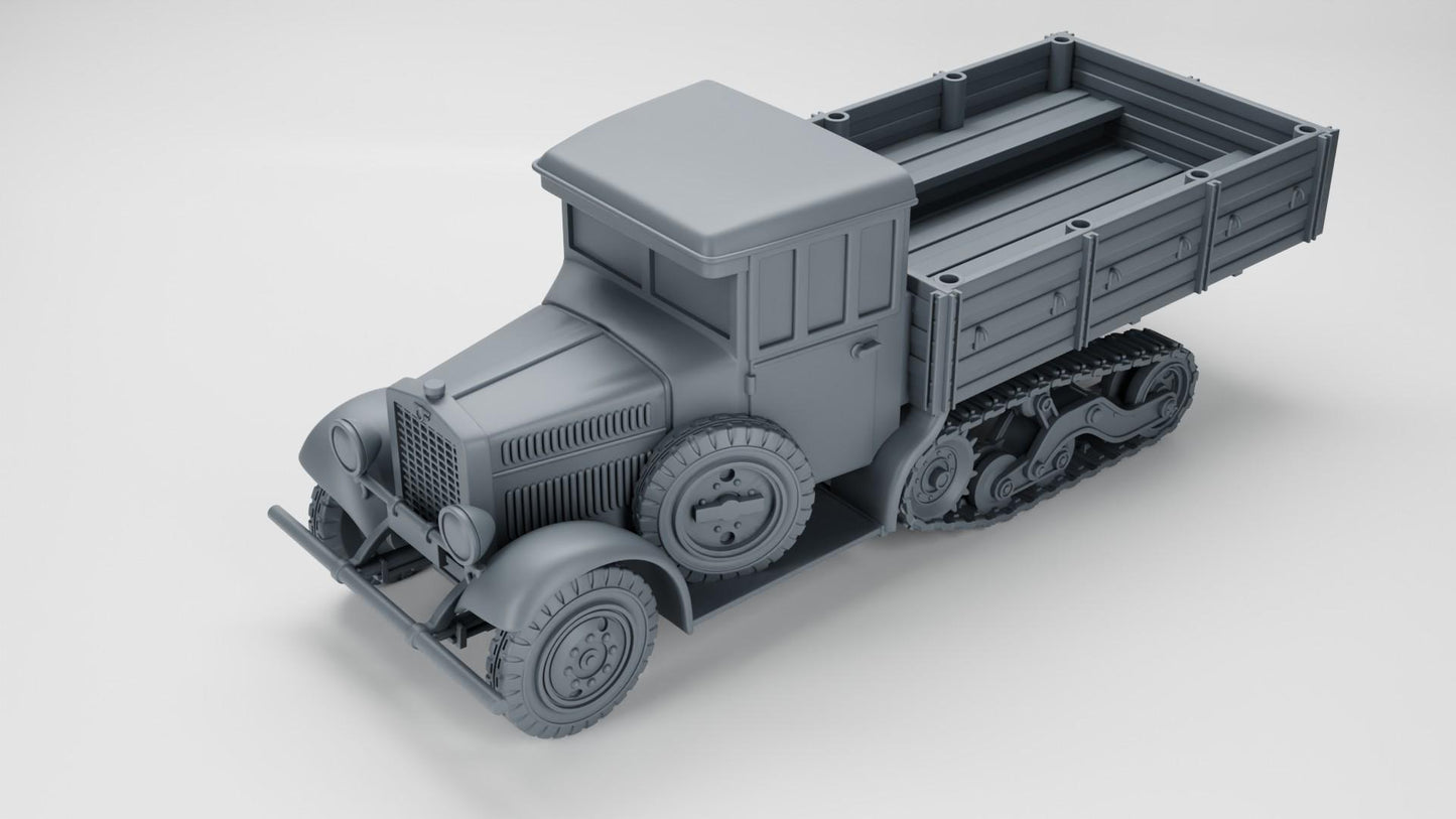 Bolt Action Battlegroup Artillery tractor C4P (Half-track Wz.34) (Poland WW2)