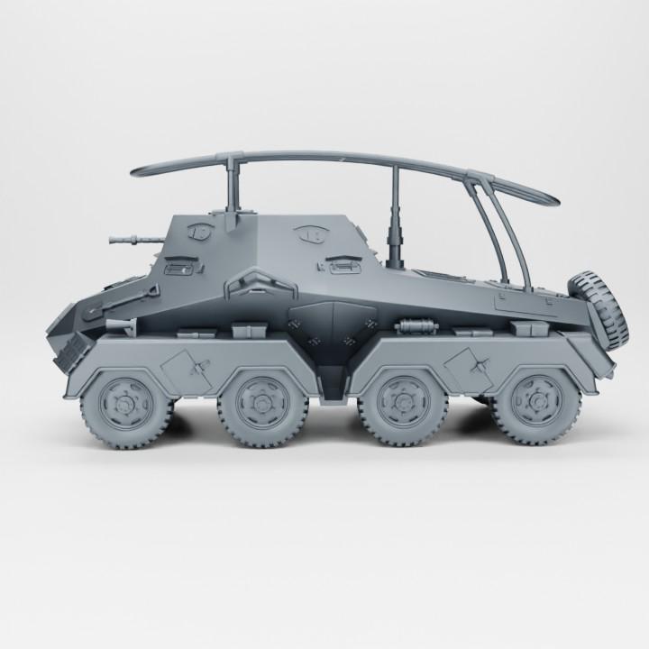 3D Printed Sd.Kfz.263 – WWII German Wargaming Model (28mm / 1:56 Scale)