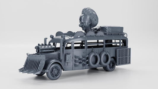 Opel Blitz Ambulance Bus (Germany, WW2) K47 Fallout Gaslands Weird War II 1-64