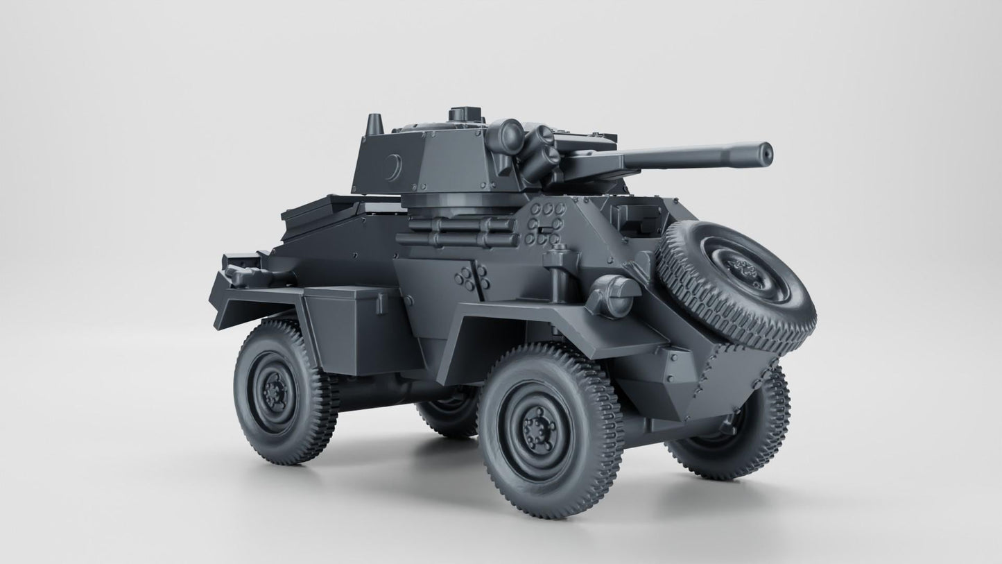 3D Printed Humber MK II Scout Car: British WW2 Miniature
