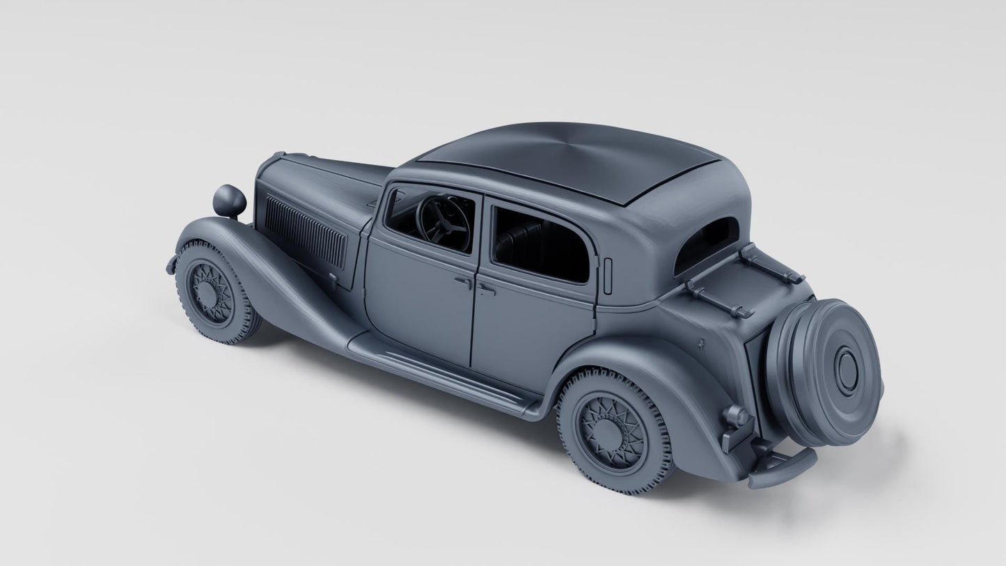 Fiat 527 Ardita – 3D Printed WWII Vehicle Miniature