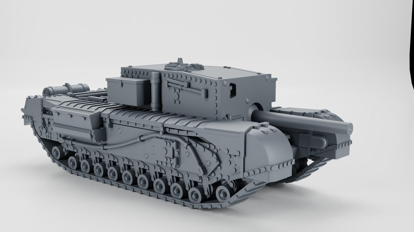 BA Battlegroup British Chruchill 3 Inch Gun Carrier (British WW2)