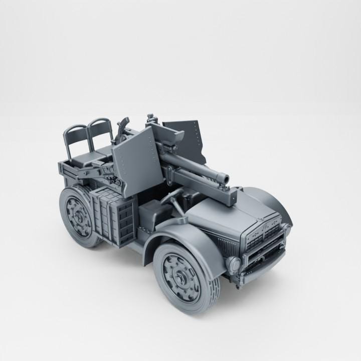 3D Printed Autocannone da 75-27 su Fiat SPA TL37 - WWII Italy