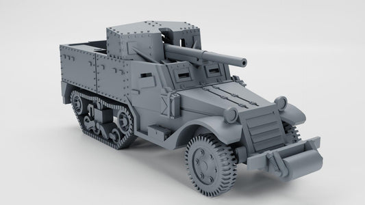 BA Battlegroup  M3 gun motor carriage (M3 GMC) (USA, WW2) 3D Printed Various Scales