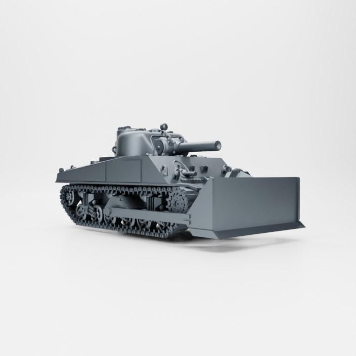 Bolt Action Battlegroup USA Medium tank M4A2 Sherman Dozer (USA , WW2) 2 variants