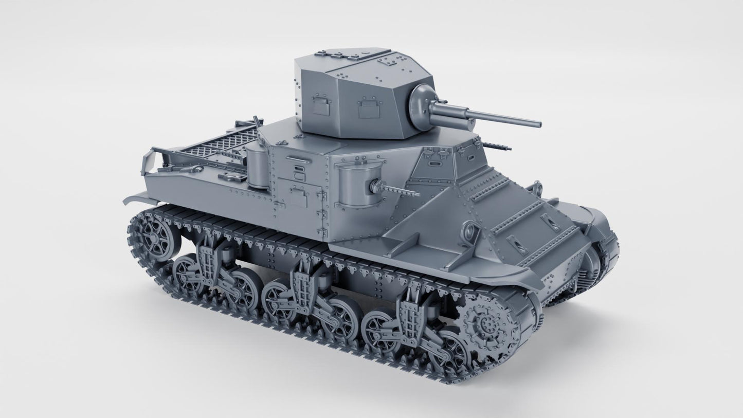 Ba Battlegroup M2A1 Medium tank(USA, WW2) Various Scales