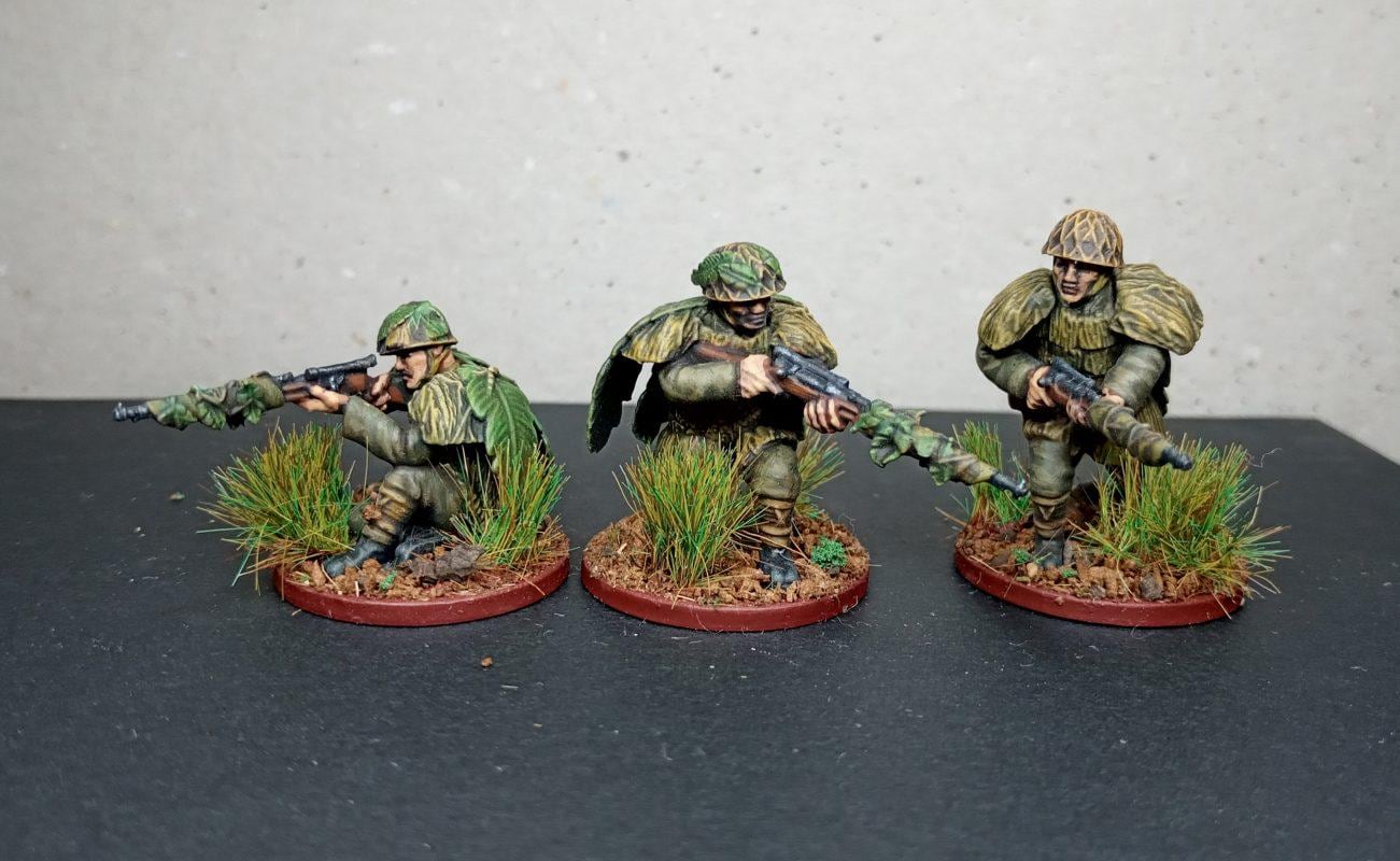 Imperial  Japan sniper teams (3)  | 3D Printed Miniatures in 1:56 Scale Various Scales