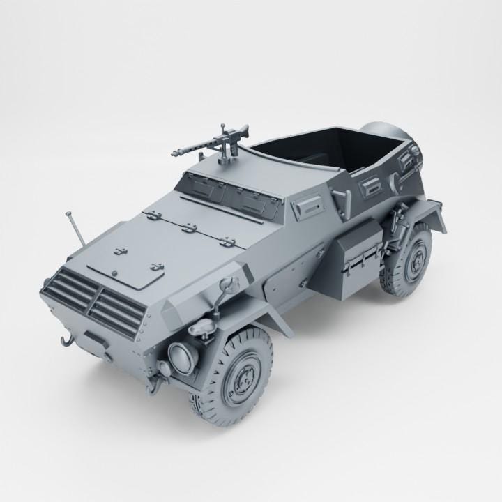 3D Printed WWII Sd.Kfz.247 Model: 28mm Wargaming Miniature
