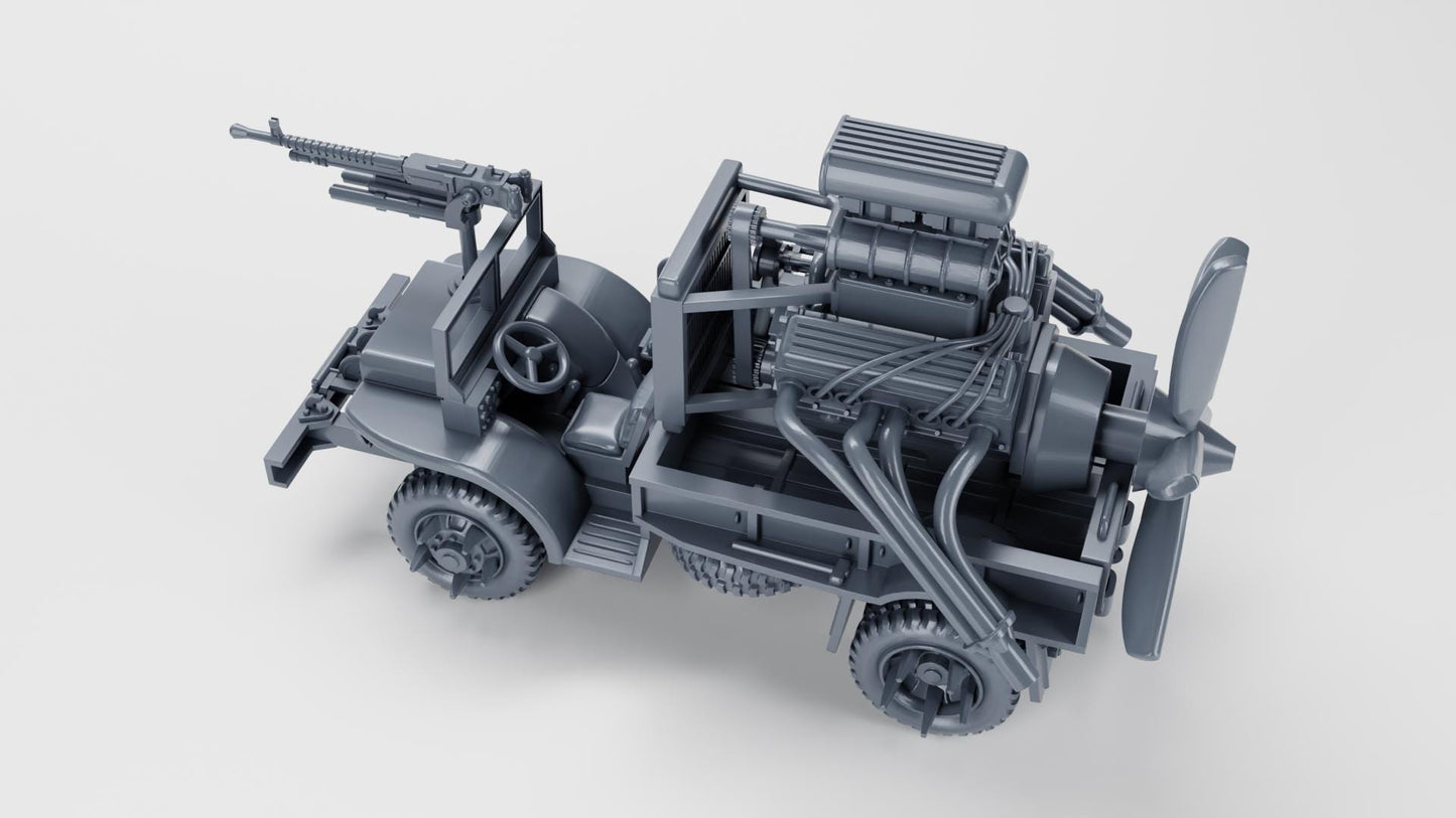 Ford GTB Burma Jeep (US, WW2) K47 Fallout Gaslands Weird War II 1-64