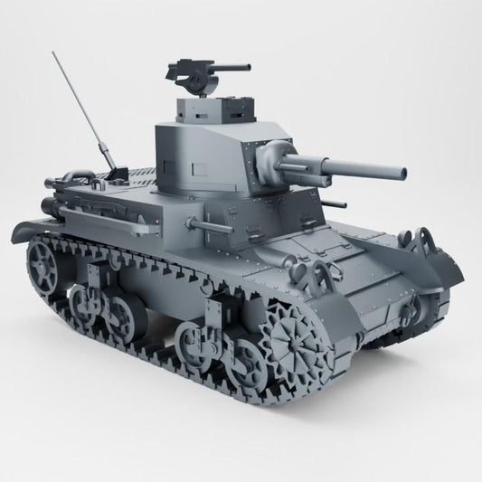 Light Tank M2A4  – 3D Printed Resin Miniature | Highly Detailed WWII Vehicle | Multiple Scales (1/72, 1/56, 1/48, 1/35)