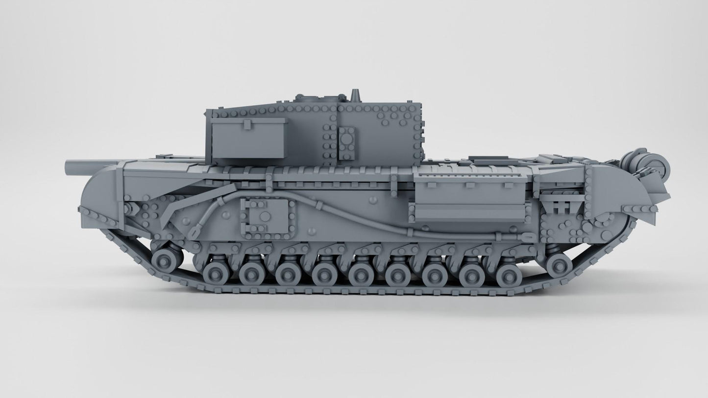 BA Battlegroup British Chruchill 3 Inch Gun Carrier (British WW2)