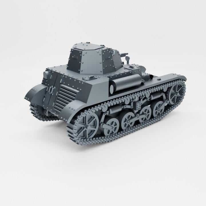 Renault AMR-33 French Tank – 3D Printed WWII Miniature (Multiple Scales)