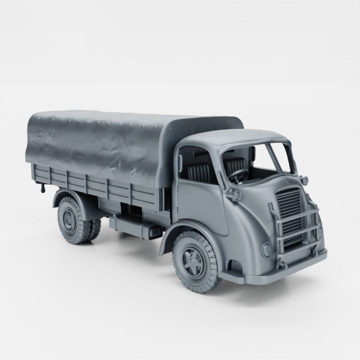 BA Battlegroup Heavy truck Alfa Romeo 800  (WW2 Italy ) 3D Printed Various Scales