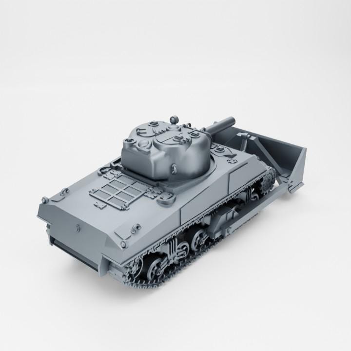 Bolt Action Battlegroup USA Medium tank M4A2 Sherman Dozer (USA , WW2) 2 variants