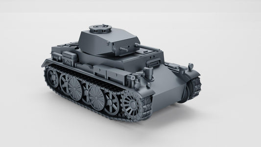 BA Battlegroup Panzer I ausf C - Early war  (WW2 Germany) 3D Printed Various Scales