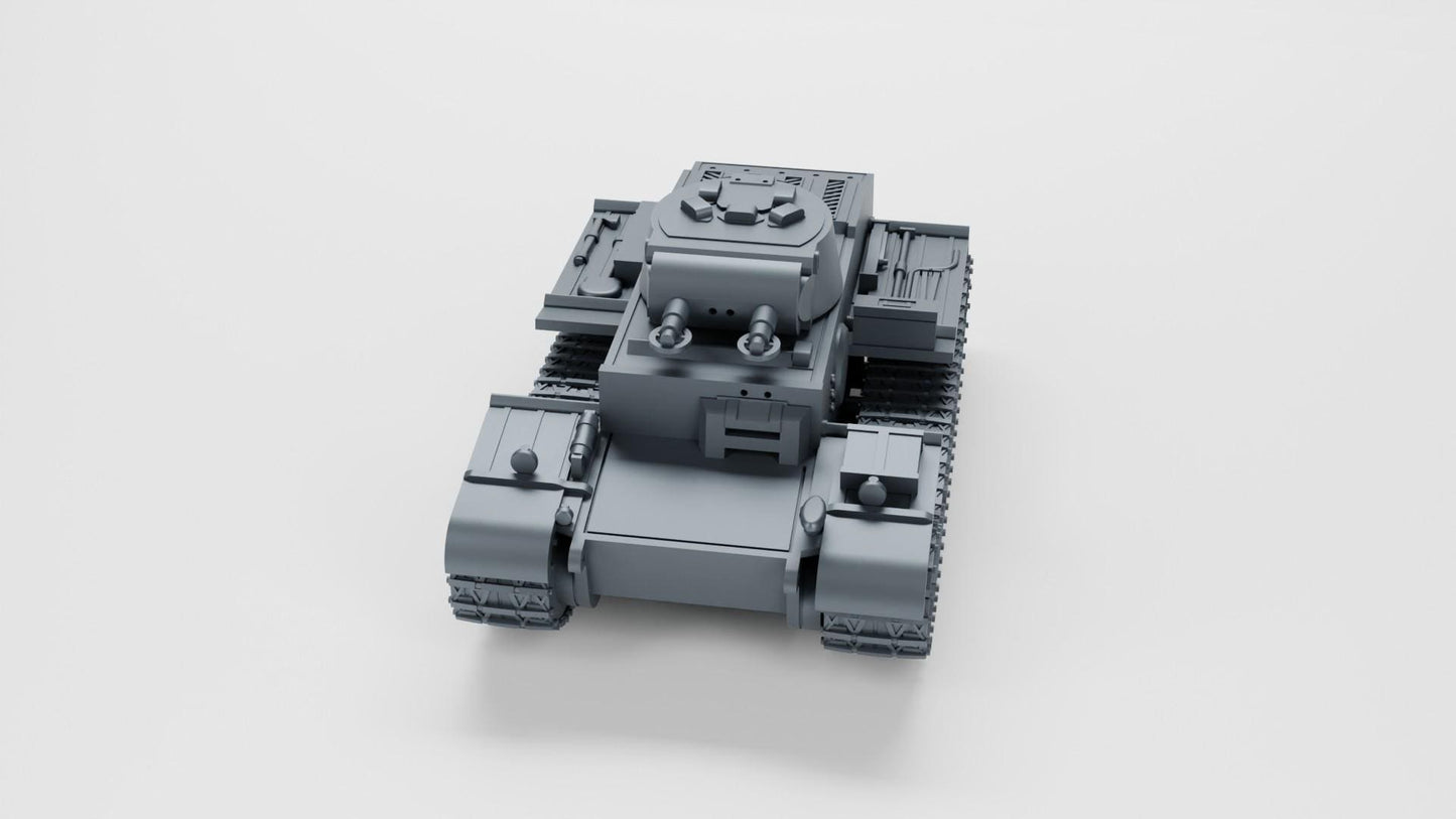 3D Printed Panzer I ausf F Miniature - Early War German Tank