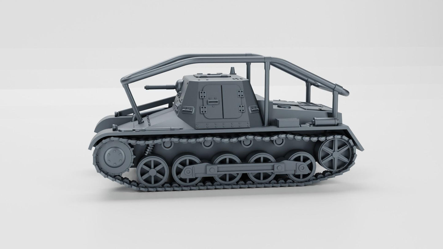 3D Printed Sd.Kfz. 265 Panzer I: Early War German Radio Vehicle