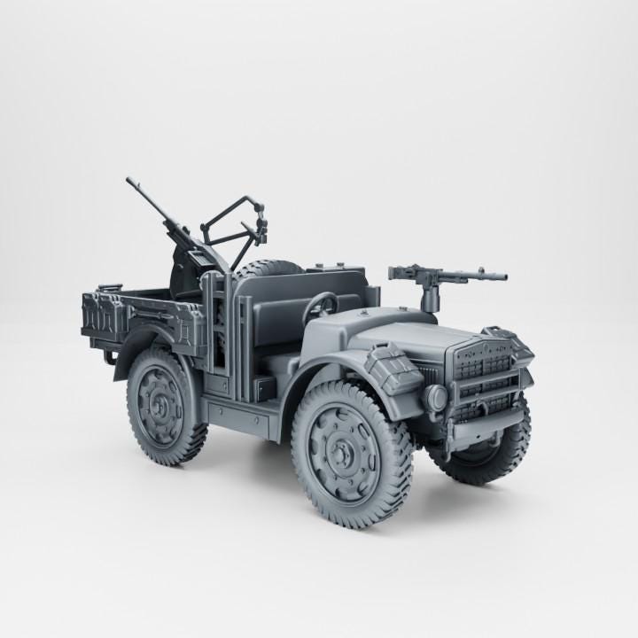 3D Printed Fiat SPA TL37 & Breda 20-65: WW2 Italian Miniature