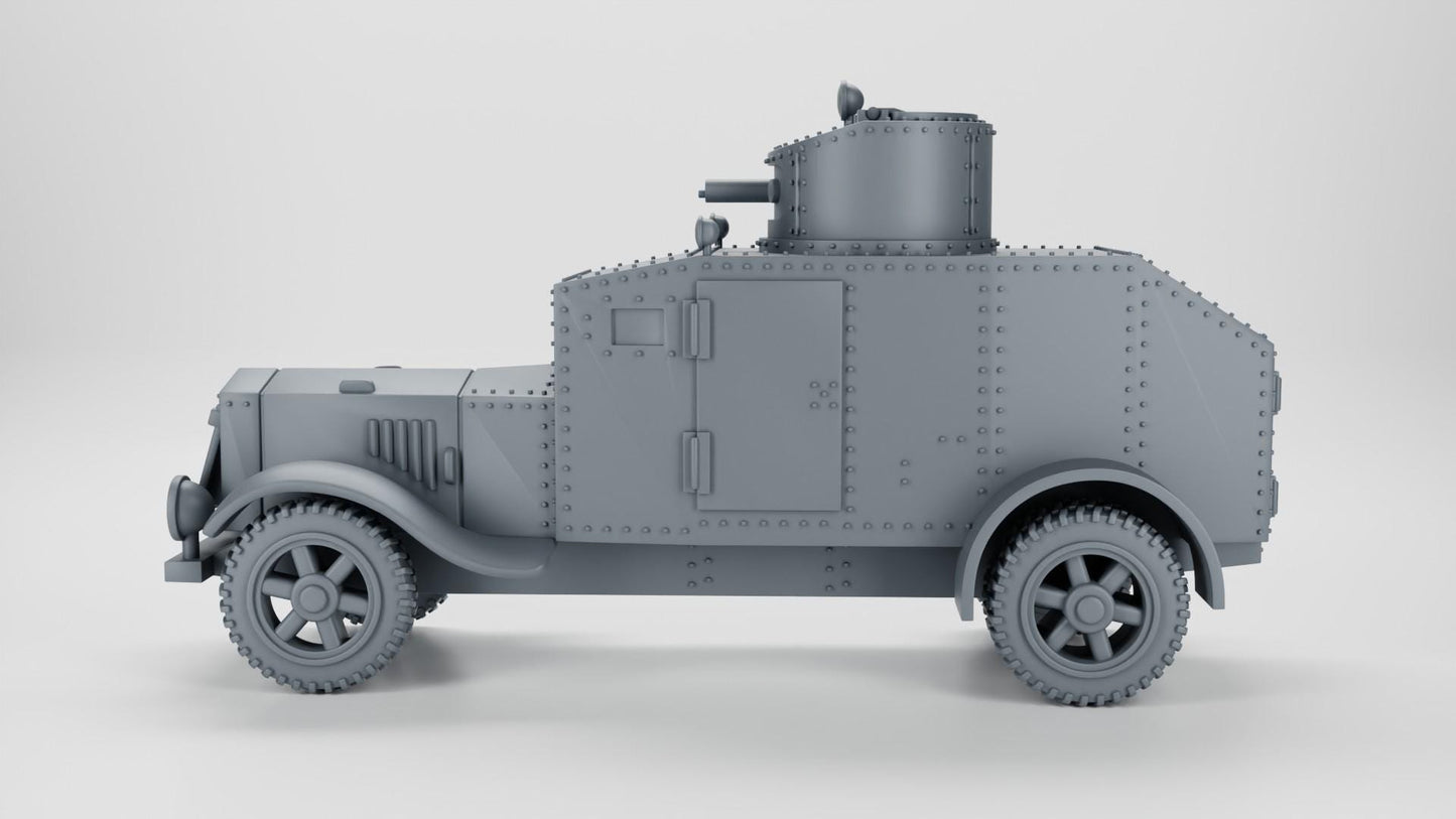 Japanese Type 92 Osaka Armoured Car: WW2 Resin Miniature