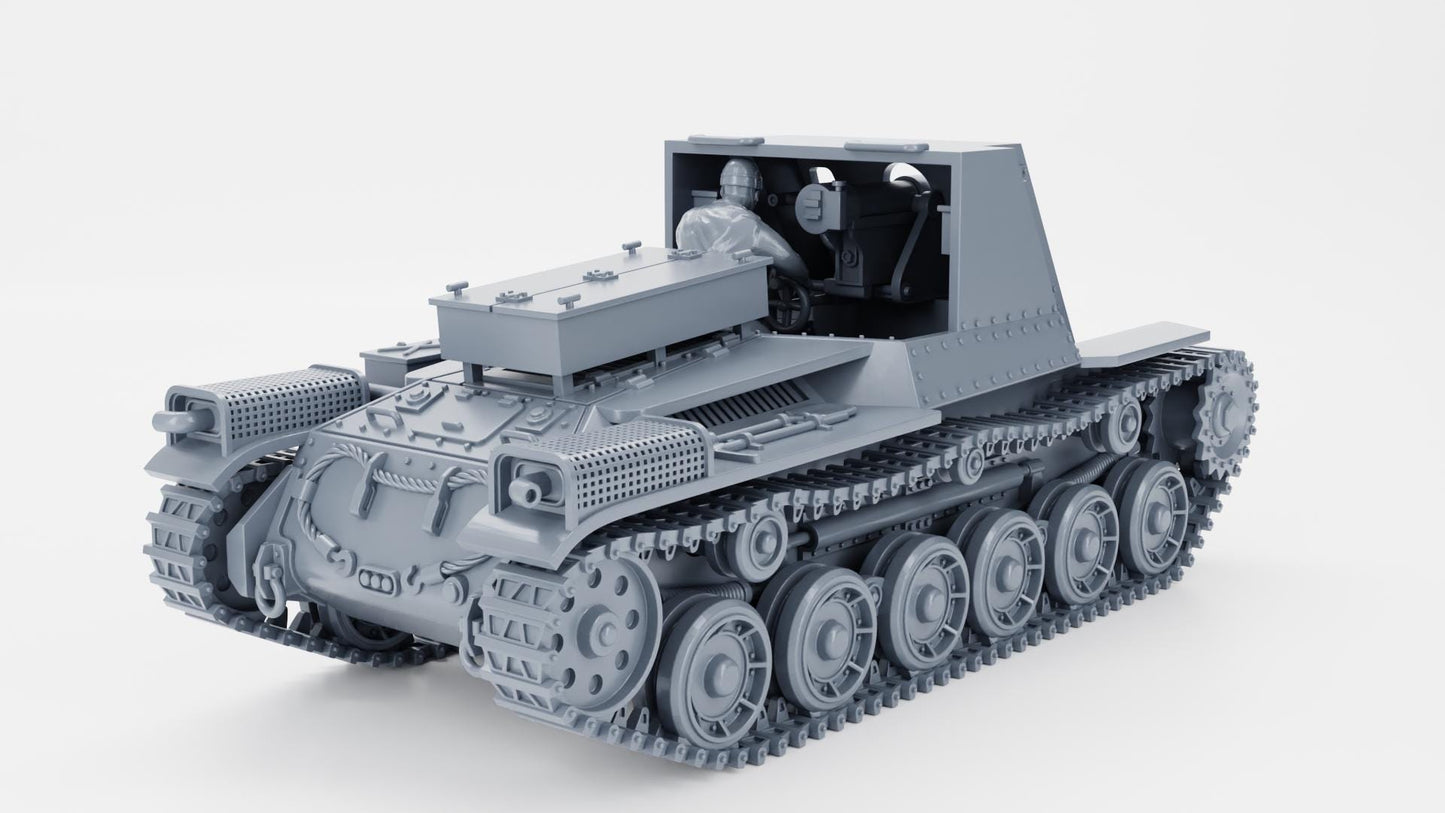 Type 4 Ho-Ro SPG-1 - WWII Resin Tank Model (Multiple Scales)