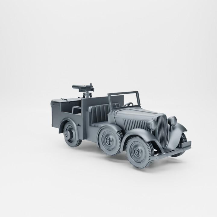 BA Battlegroup PzInz 302 - Fiat 508-518 with machine gun (Poland WW2)