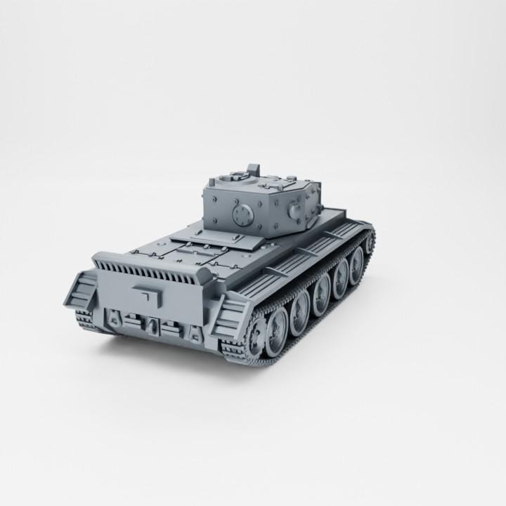 Bolt Action Battlegroup Cruiser, Mk VIII, Cromwell (A27M) 2 Versions (British, WW2)