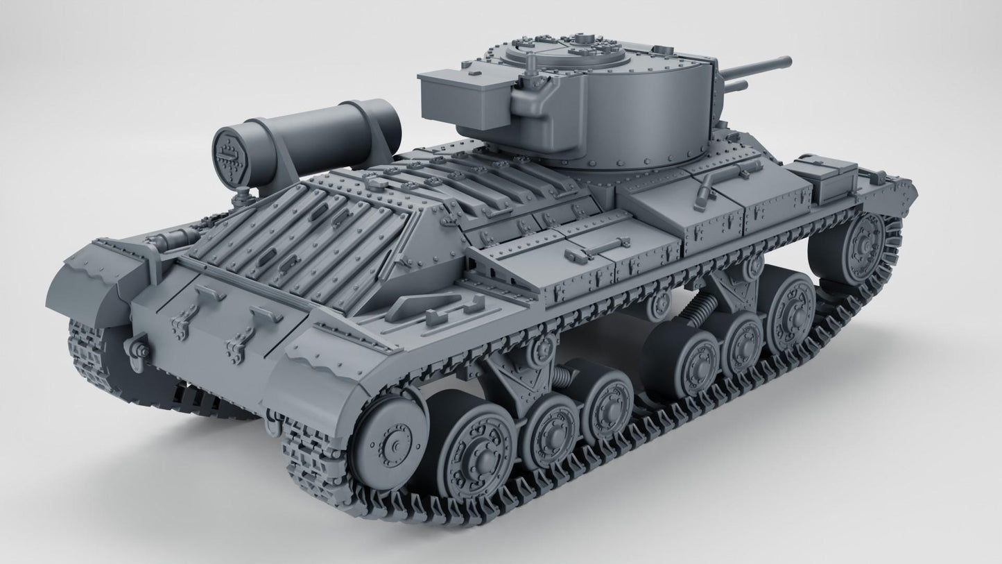 Bolt Action Battlegroup Valentine Mk-V  (UK, WW2) Various Scales