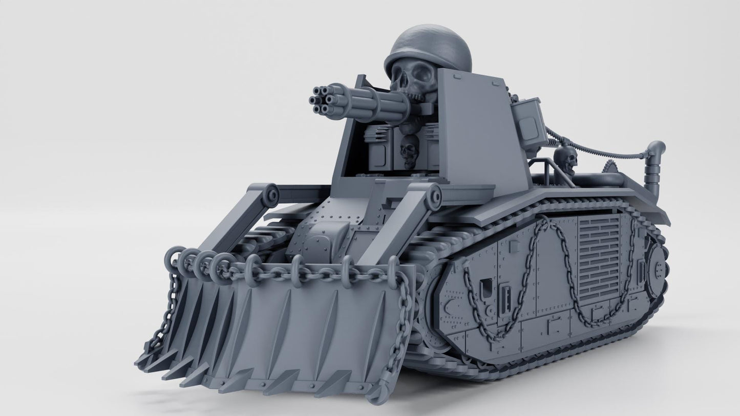 Heavy tank Char B1 (France, WW2)  K47 Fallout Gaslands Weird War II 1-64