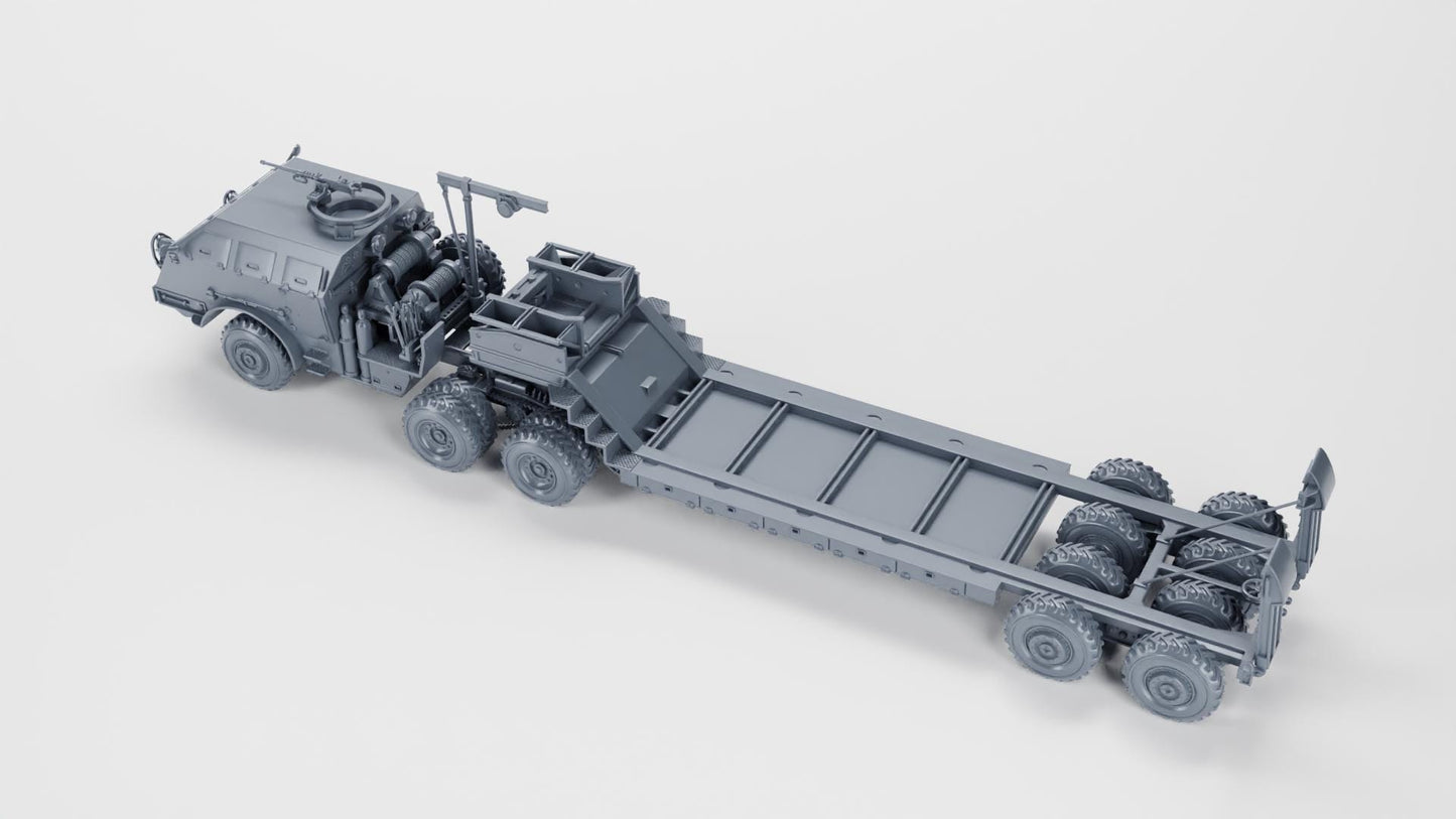 M25 Tank Transporter Dragon Wagon (US) – 3D Printed Resin Miniature | Highly Detailed WWII Vehicle | Multiple Scales