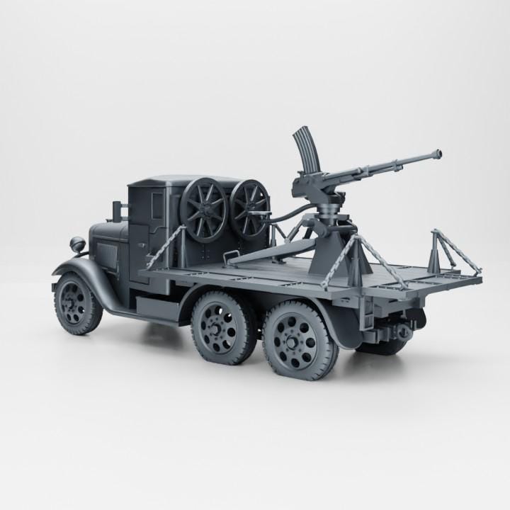 Type 98 AA Machine Cannon Carrier: WWII Japanese Resin Miniature