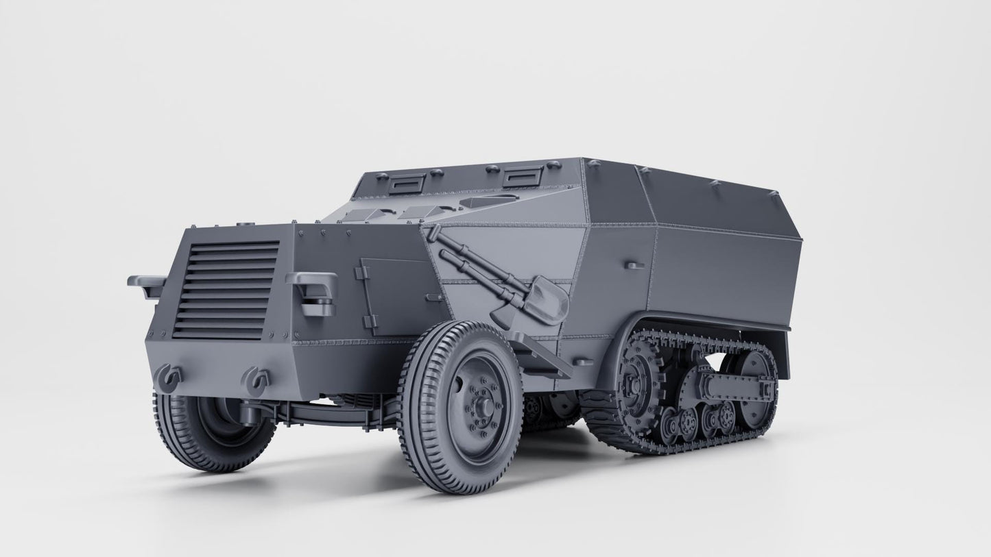 3D Printed SPW S307(f) - Ammo Carrier, 1:56 Scale Miniature