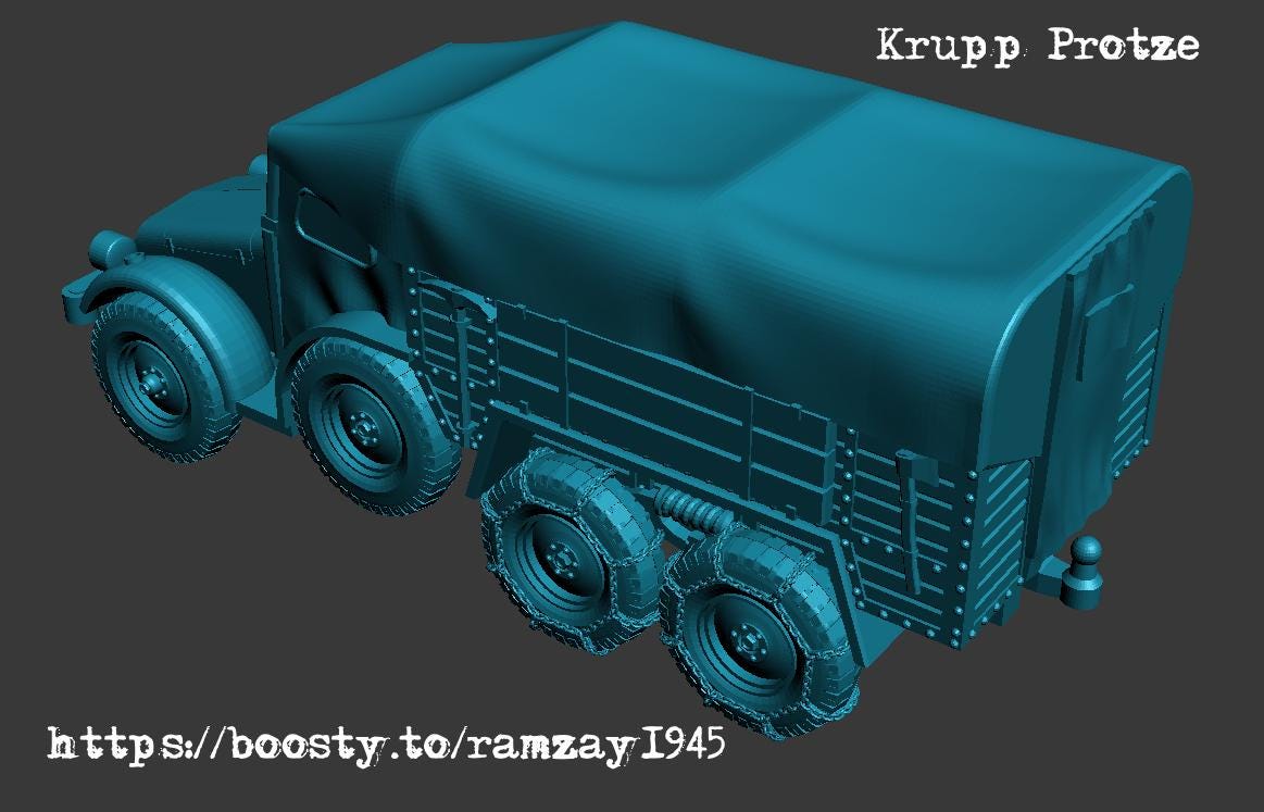 BA Battlegroup Krupp Protze (M)  (Hungary, WW2) Various Scales