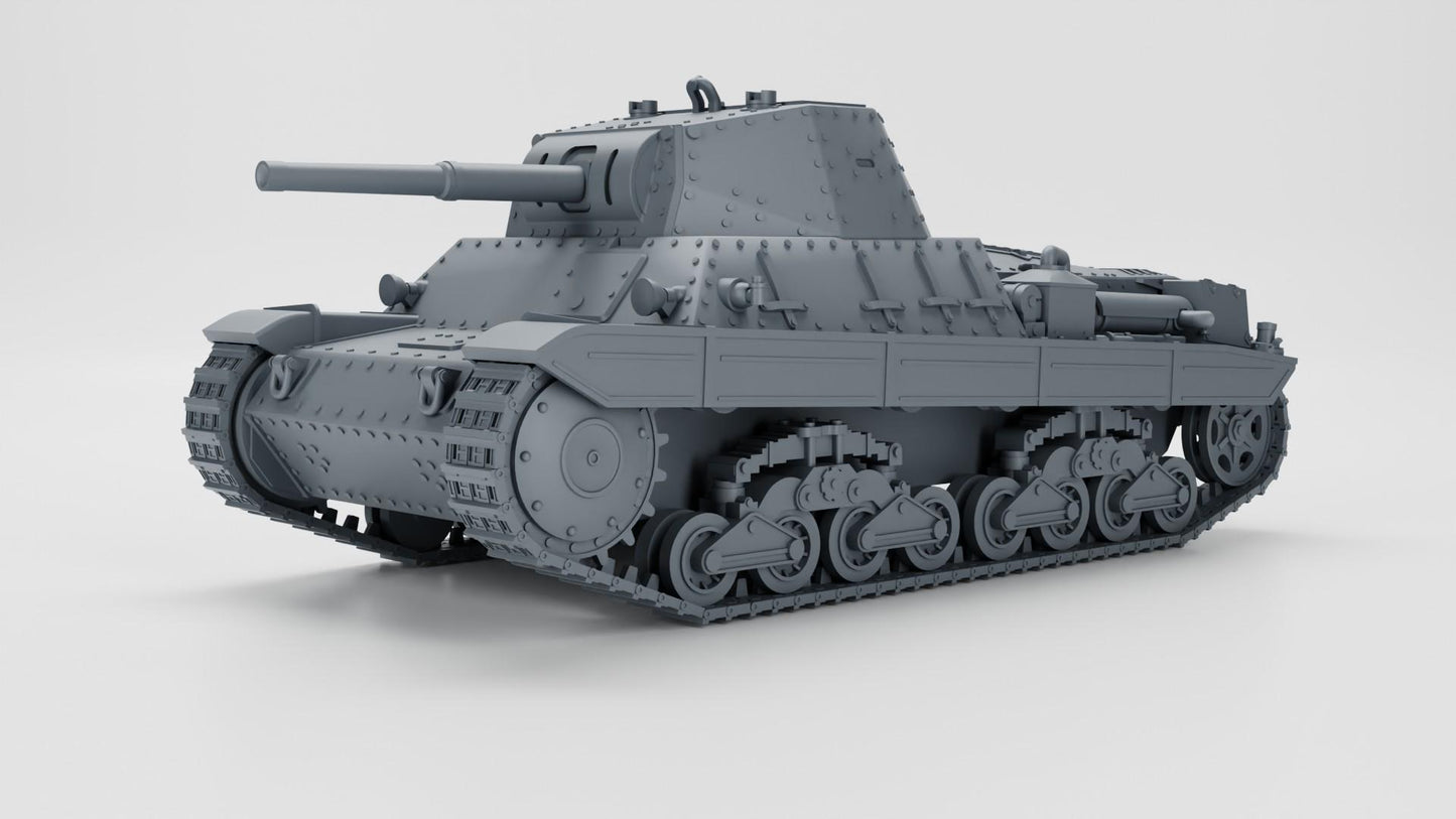 BA Battlegroup Carro Pesante P40 Heavy Tank  (WW2 Italy ) 3D Printed Various Scales
