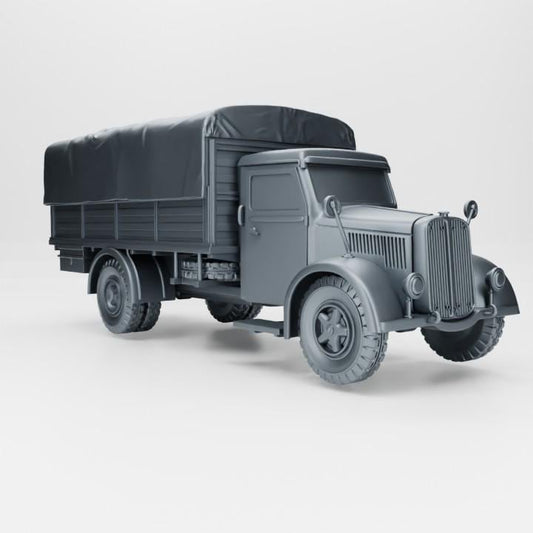 BA Battlegroup Medium Truck OM Taurus (WW2 Italy ) 3D Printed Various Scales
